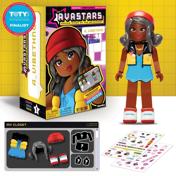 My Avastars A_VibeThng – 11" Fashion Doll with Extra Outfit – Personalize 100+ Looks