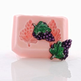 Silicone Mold Tiny Grape Clusters Food Safe Fondant, Chocolate, Candy, Resin, Polymer Clay Mold