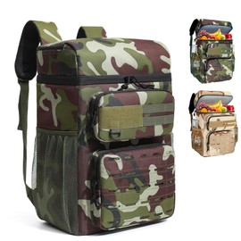 Stillithou Backpack Cooler Insulated Leak Proof, 36 Cans Insulated Waterproof Large Capacity Cooler Backpack for Men, Portable for Lunch Camping Beach Picnic Travel Hiking Fishing, Green