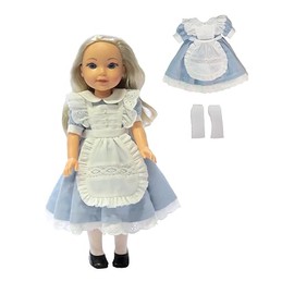 American Fashion World Wonderland Outfit for 14-Inch Dolls | Premium Quality & Trendy Design | Dolls Clothes | Outfit Fashions for Dolls for Popular Brands