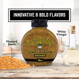 Inglehoffer Original Stone Ground Mustard, 10 oz Squeeze Bottle