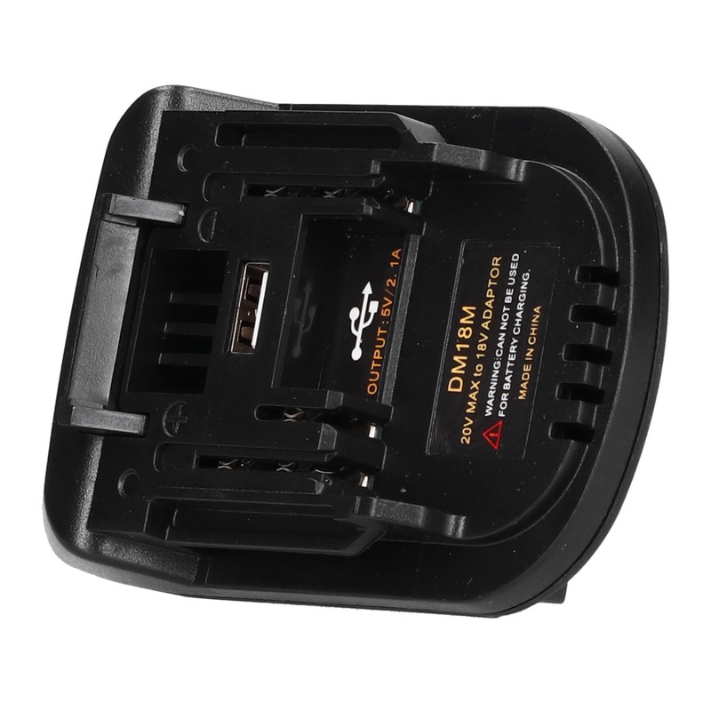 Lithium Battery Adapter Dock Power Connector with USB Charge Interface