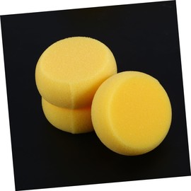 LALAFINA 132pcs Synthetic Painting Sponges Round Artist Sponges for Watercolor Face Painting Multi-use