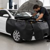 Car Fender Cover Protector Mat Set – Magnetic PU Leather