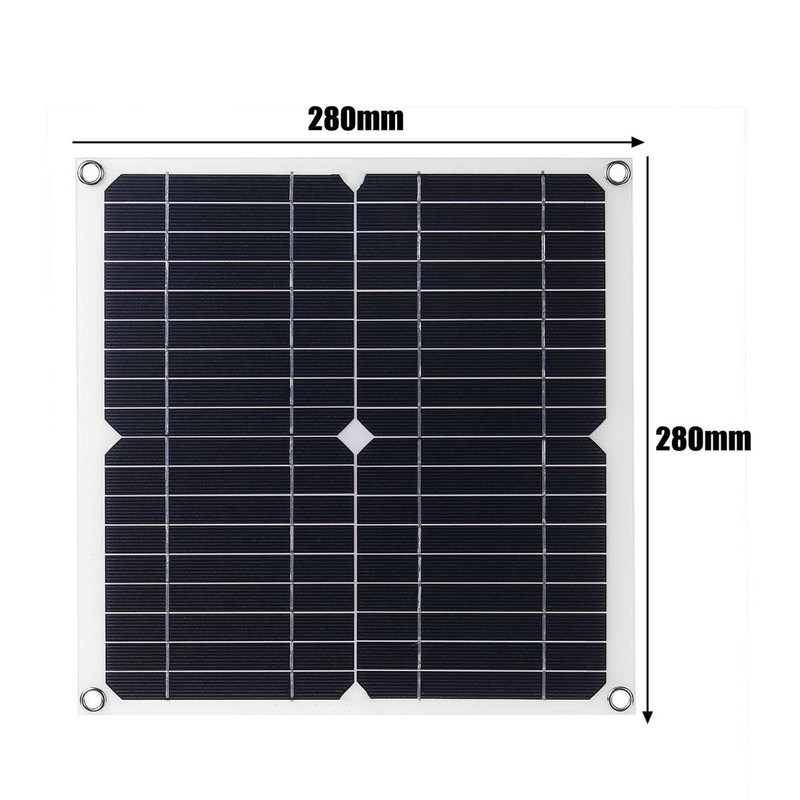 200W 12V Portable Solar Panel Kit Monocrystalline Solar Panel with