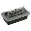 Floor Box 4 x XLR Sockets BPSCA - AV16212