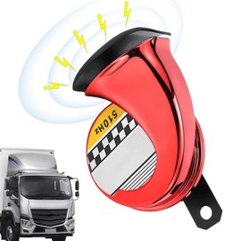 Loud Horn for Motorcycle - Waterproof Snail Air Horn,Multipurpose Fashionable Air Horn, Energy Saving Horn for Scooters, Mopeds, ATVs, Karts