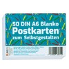 Blank Postcards DIN A6 300gsm for DIY - Pack of