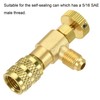 sourcing map Charging Valve Safety Valve Quick Coupling Air Conditioning
