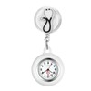 Avaner Retractable Nurse Pocket Watches: Clip-on Silicone Lapel Hanging Brooch