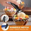 Ice Cream Scoop with Comfortable Grip Handle, Heavy Duty Stainless