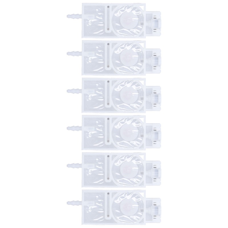 6Pcs Ink Damper Solvent Inkjet Head Rectangular PP Damper Replacement