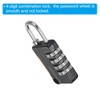 TOP-VIGOR Security Steel Cable with 4 Digit Combination Lock, 1.6Ft