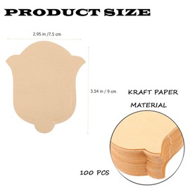 BGCYEGD kraft paper spoon sleeve,kitchen gadgets,Portable Tableware Paper Sleeve,Takeout Supplies Spoon Paper Pockets Packaging Sleeve(100 Pieces)