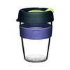 KeepCup Original Clear, Reusable Plastic Coffee Cup | Splashproof Lid,