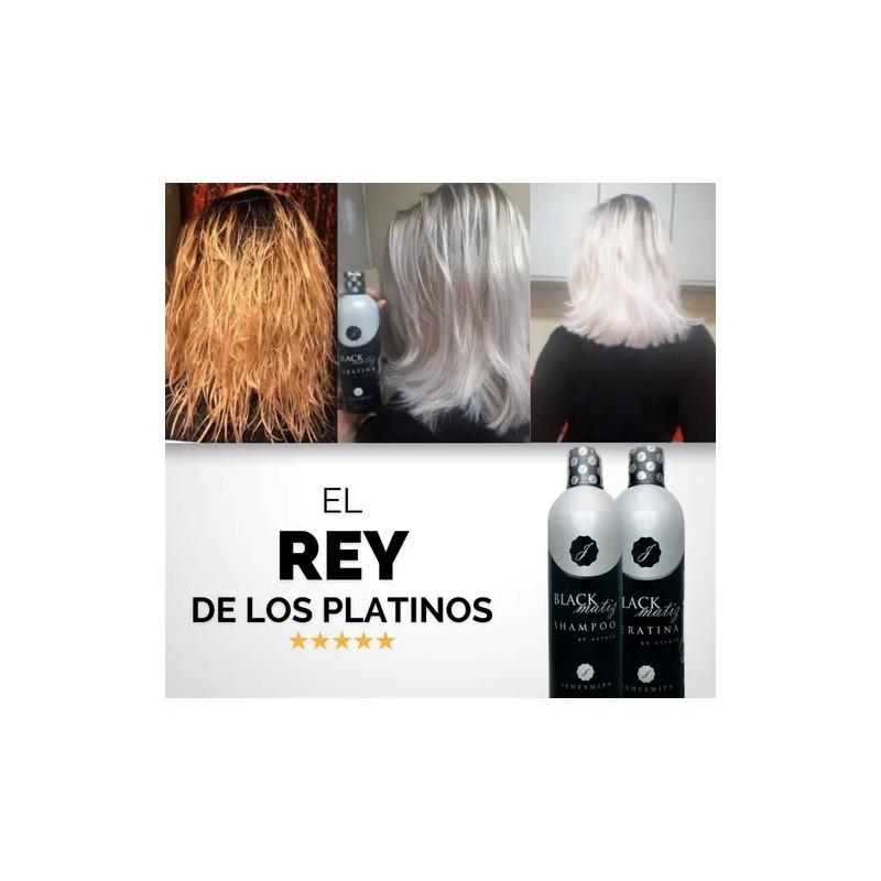 Kit 1000 g Black Matiz Keratina Y Shampoo Black Matiz