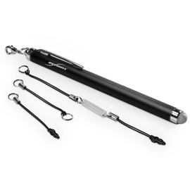 BoxWave Stylus Pen Compatible with Dell Latitude 7214 Rugged Extreme (12 in) - EverTouch Capacitive Stylus, Fiber Tip Capacitive Stylus Pen for Dell Latitude 7214 Rugged Extreme (12 in) - Jet Black