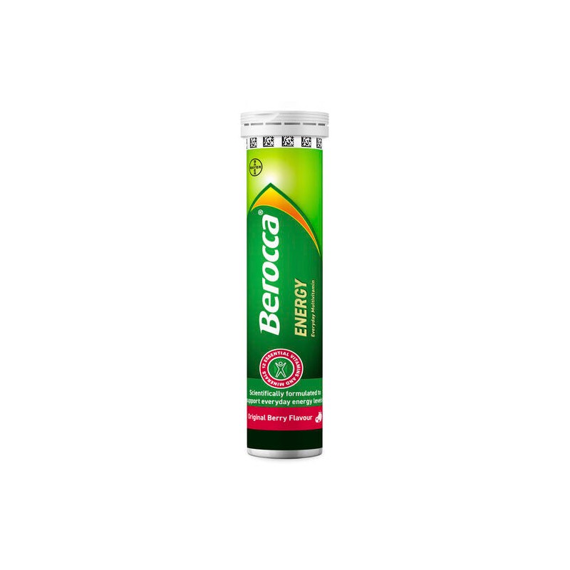 Berocca Energy Original Berry Effervescent Tablets 45 Pack