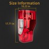 MiKaFex Right Passenger Side Rear Tail Light Assembly Compatible With
