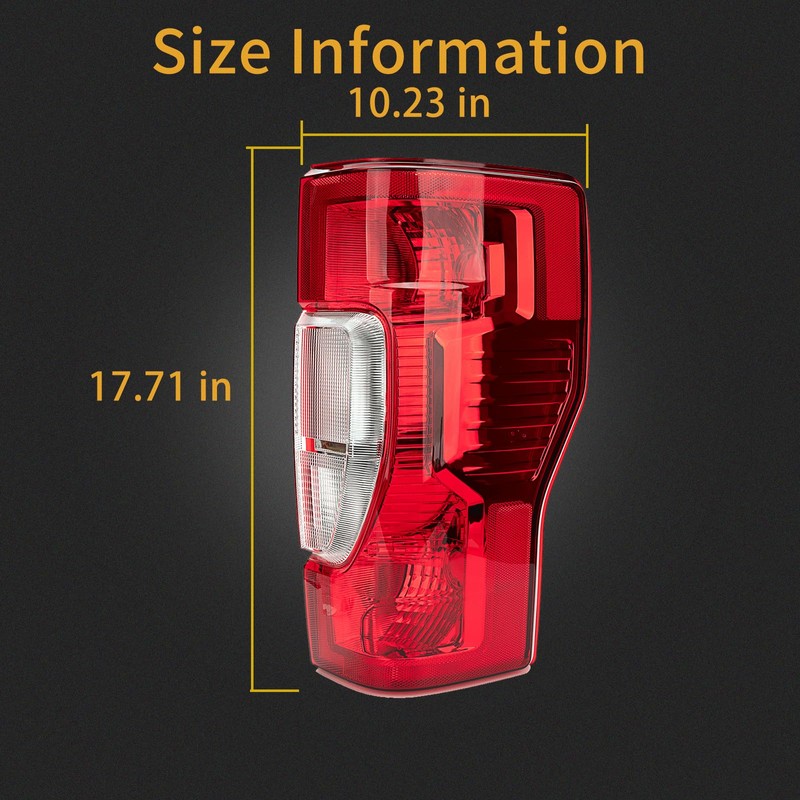 MiKaFex Right Passenger Side Rear Tail Light Assembly Compatible With