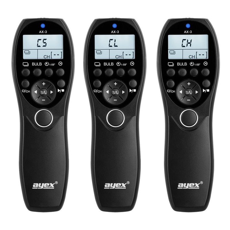 ayex Timer Remote Shutter Release AX-3 Compatible with Nikon DC0