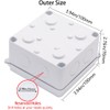 Junction Box, Zulkit Project Box with Reserved Holes IP65 Waterproof