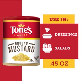 Tone's Ground Mustartd, 0.45 Ounce