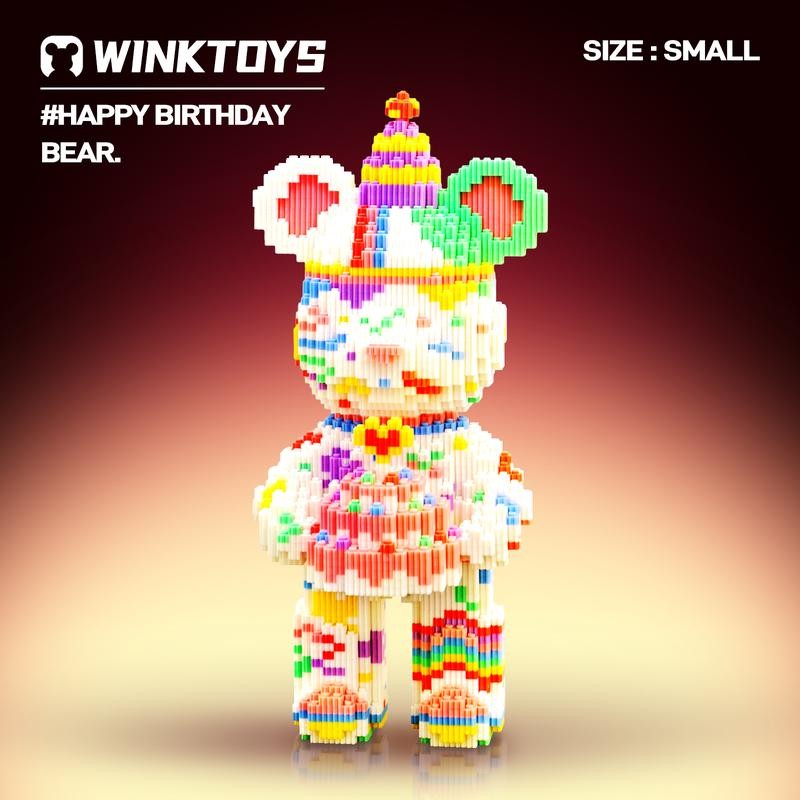 Bear Building Block,Winktoys building block, Bear Toys,Birthday Gift,Festival gift,building sets,Educational