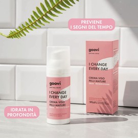 Goovi Crema Viso Anti-Rughe Pelli Mature Idrata + Previene 50 ml