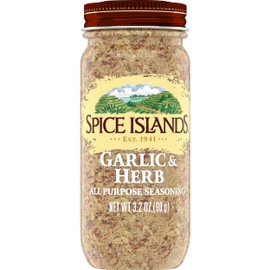 Spice Islands All-Purpose Seasoning Blends, Garlic & Herb​, 3.2 Ounce