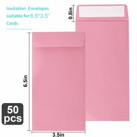 Paquete de 100 sobres para dinero en efectivo, 3.5 x 6.5 pulgadas, sobres autosellables para plan de ahorros, sobres de dinero para efectivo, monedas, cheque y artículos pequeños, tarjetas de crédito,