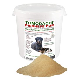 Bierhefe Hund, BARF Zusatz, reine Bierhefe ohne Treber, Natur Pur, Haut und Fell, reich an Vitaminen, Mineralien für Darmflora, Immunsystem, Appetit, Haut, Krallen, Fellglanz, reine Bierhefe, 500g
