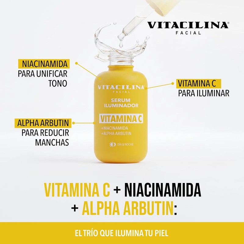 Vitacilina Serum Iluminador │ Vit. C + Niacinamida + Alpha