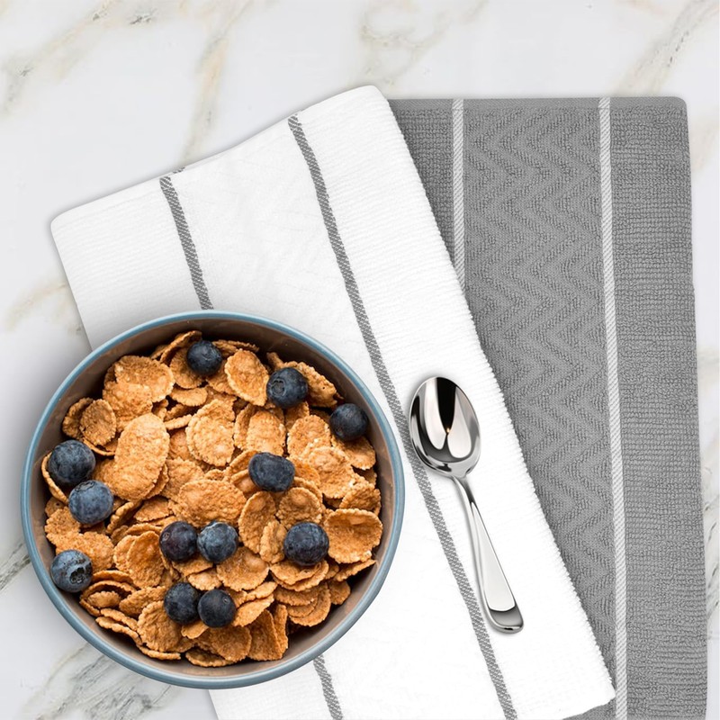 Towelogy Extra Large Tea Towels For Kitchen 100% Cotton –