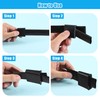 LESHOW 50 Pieces Folding Drip Tape End Closures for Drip
