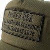 AVIREX USA Embroidered Patch Mesh Cap, Hat, Men’s, Women’s, Military,