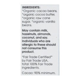 UD_Alter Eco Americas Organic Bittersweet Chocolate Bar Super Blackout-Case 12 2.65 oz Solid Sweet Taste Eco-Friendly Bulk