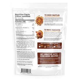 PEScience Protein Pancake Mix for Protein Waffles and Pancakes, Just Add Water, Whey and Casein Blend, Amazing Taste and Fluffy Texture - Homestyle Buttermilk, 12 Servings