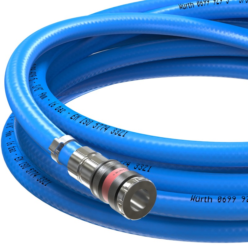 AUPROTEC Compressed Air Hose Set 9 mm Diameter Inner 5