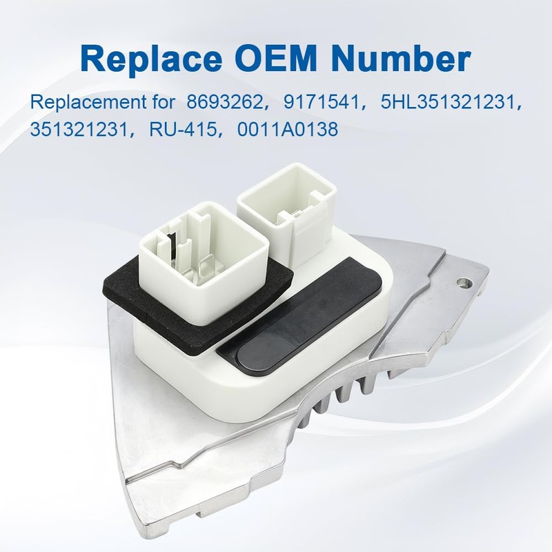 WMPHE HVAC Heater Blower Motor Resistor Compatible with Volvo S60