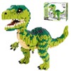 Myth Qholve Velociraptor Dino Building Block Set Detailed Dinosaur Model