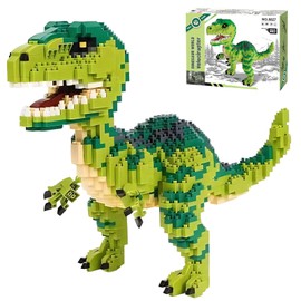 Myth Qholve Velociraptor Dino Building Block Set Detailed Dinosaur Model for Display, Construction Toy Gift for Kids & Collectors