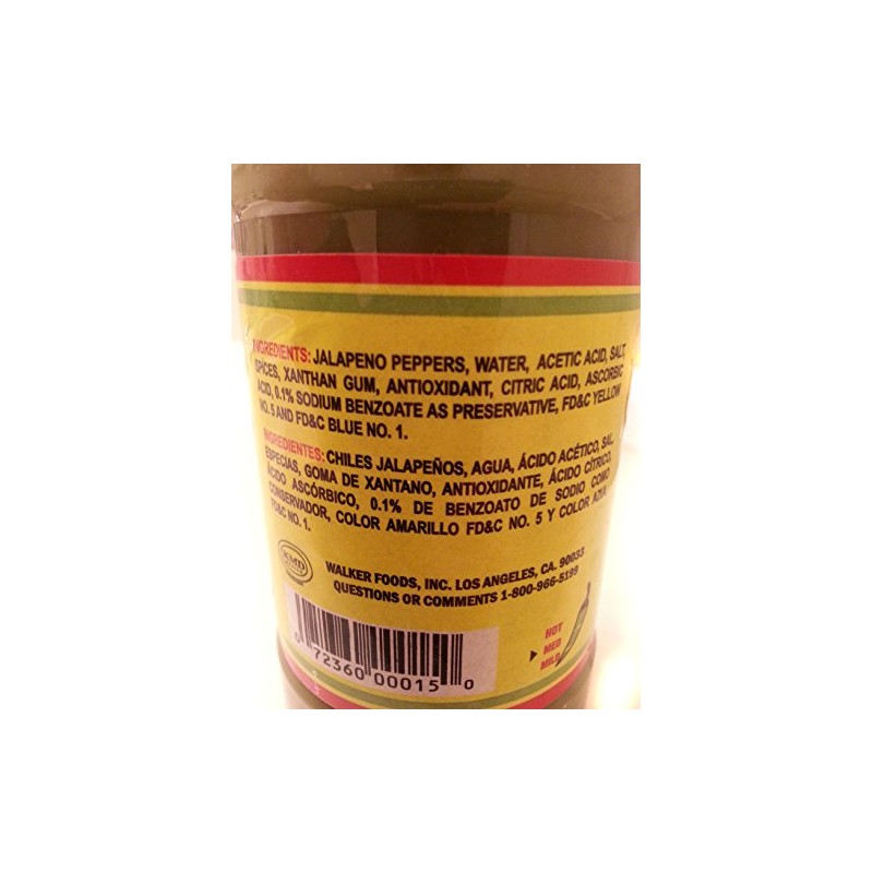 El Pato Green Jalapeno Hot Sauce Medium 12 fl oz