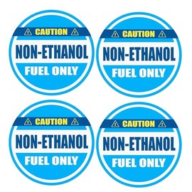 4Pack Non-Ethanol Fuel Only Decal Self Adhesive Sticker for ‌Car Truck Gasoline Gas Tank Can Weatherproof