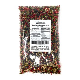 YANKEETRADERS Rainbow Peppercorn Blend & Sea Salt Packs for Mill Grinders
