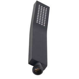 Matte Black Brass Chromeplated Handheld Shower Head Bathroom Sprayer Handshower