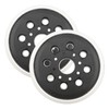 wocpvm 2 Orbital Sander Pads 5inch/123mm Backing Pad 8 Hole