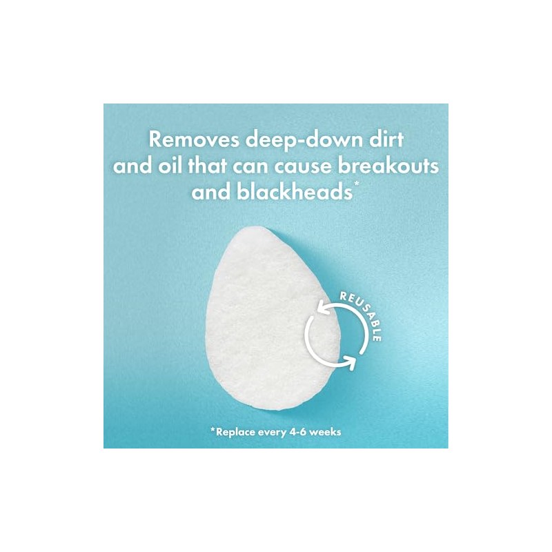 Buf-Puf Reusable Facial Sponge, 1 unidad