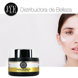 JYE Crema de Argan Natural 60gr. Libre de químicos, para rostro cuerpo manos, hidratante antiedad, antiarrugas, textura ligera, absorción inmediata, e