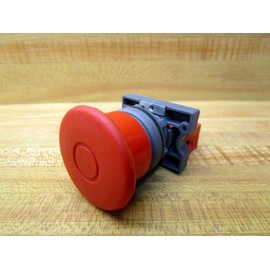 E-Stop Push Button, Non-Ill, 22Mm, 1Nc, Red